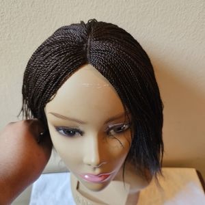 Braided wig lace part